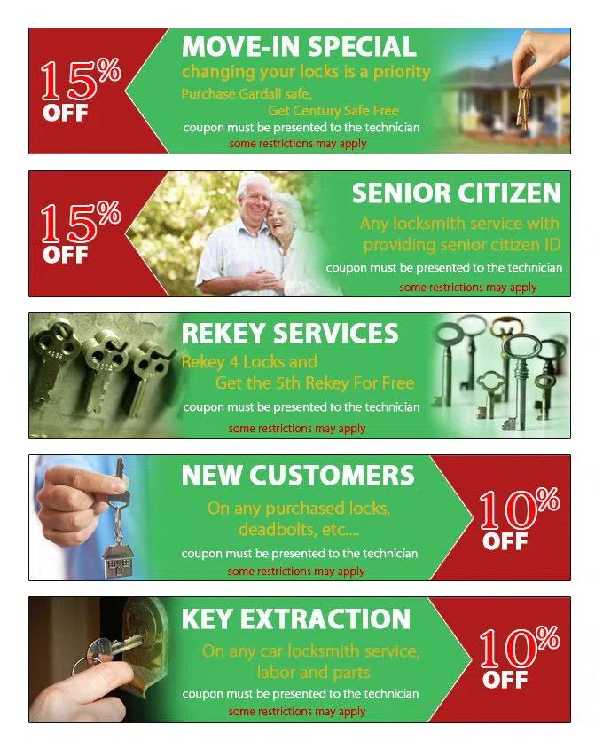 Glen Forest NC Locksmith Store, Glen Forest, NC 919-415-1406 - coupon23-set-five